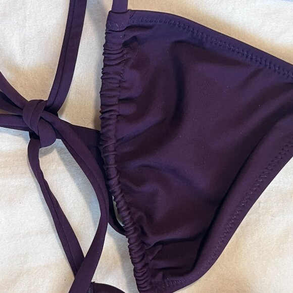 Tropic of C Purple Equator Bikini Top - Picture 7 of 7